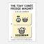 [Faraphic Studio] The "Tiny Commic" Series Magnet 💩