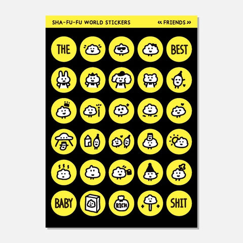 [Faraphic Studio] Silly Dots Stickers 💩