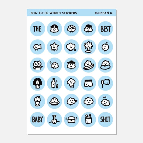 [Faraphic Studio] Silly Dots Stickers 💩