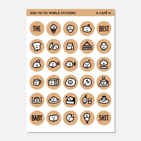 [Faraphic Studio] Silly Dots Stickers 💩