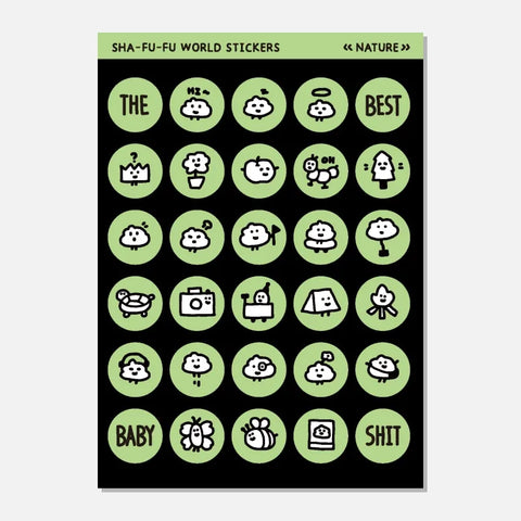 [Faraphic Studio] Silly Dots Stickers 💩