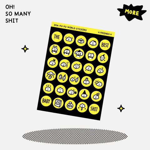 [Faraphic Studio] Silly Dots Stickers 💩