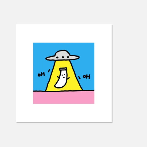 [Faraphic Studio] “Silly Squares” Art Print with Stand 💩