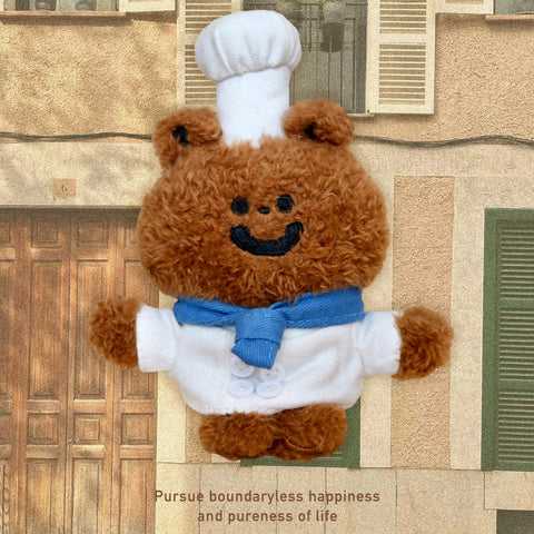 [TUNEE GOODS] Chef Bear Plush Bag Charm 🧸🍽️
