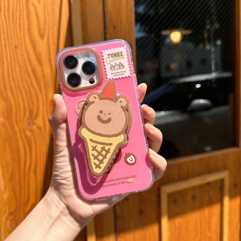 [TUNEE GOODS] "Bearcone" Magnetic Phone Pop Socket 🧸📱