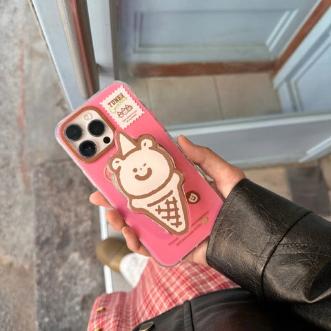 [TUNEE GOODS] "Bearcone" Magnetic Phone Pop Socket 🧸📱