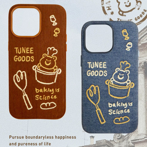 [TUNEE GOODS] Embroidered Phone Case