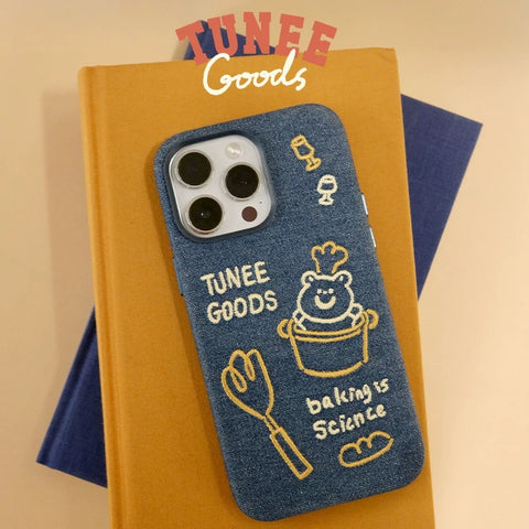 [TUNEE GOODS] Embroidered Phone Case