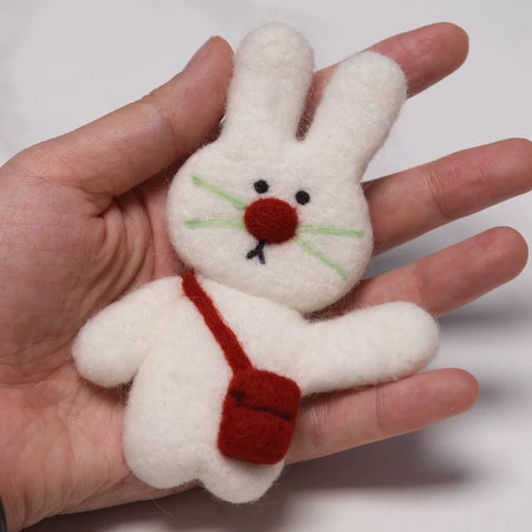 [ninigogo] Handmade Wool Felt Brooch Collection