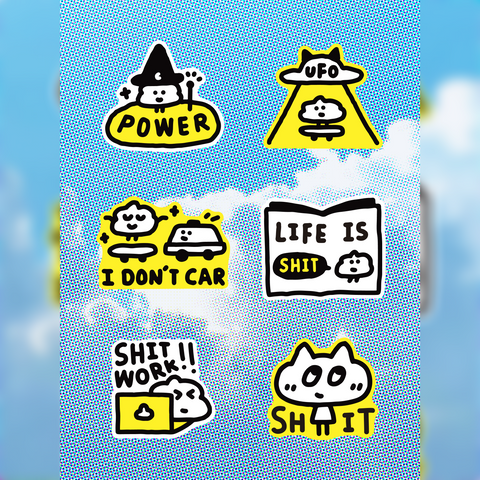 [Faraphic Studio] Silly Stickers 💩