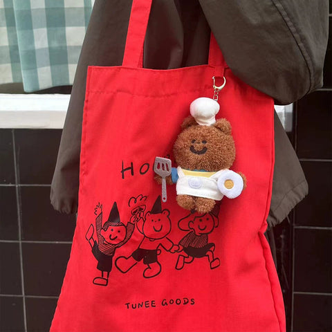 [TUNEE GOODS] "Hooray!" Tote Bag 🧸🛍️