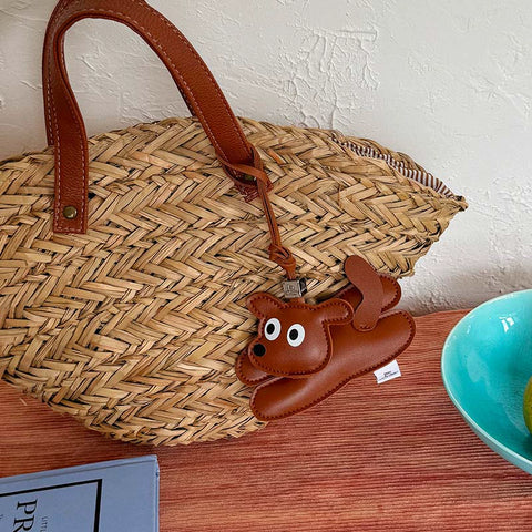 [CILINPARK] Flying Pals Leather Bag Charm