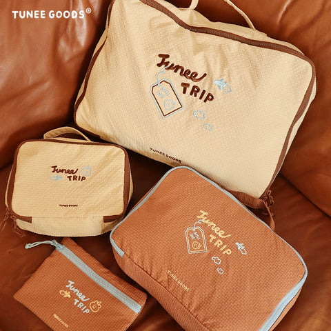 [TUNEE GOODS] 4-piece Travel Organizer Set 🧸🏖️